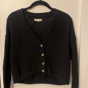 L.A. Hearts black knit cardigan sweater